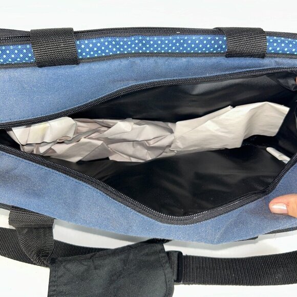 Baby Looney Tunes Large Comic Black Diaper Bag Vintage - Picture 7 of 9